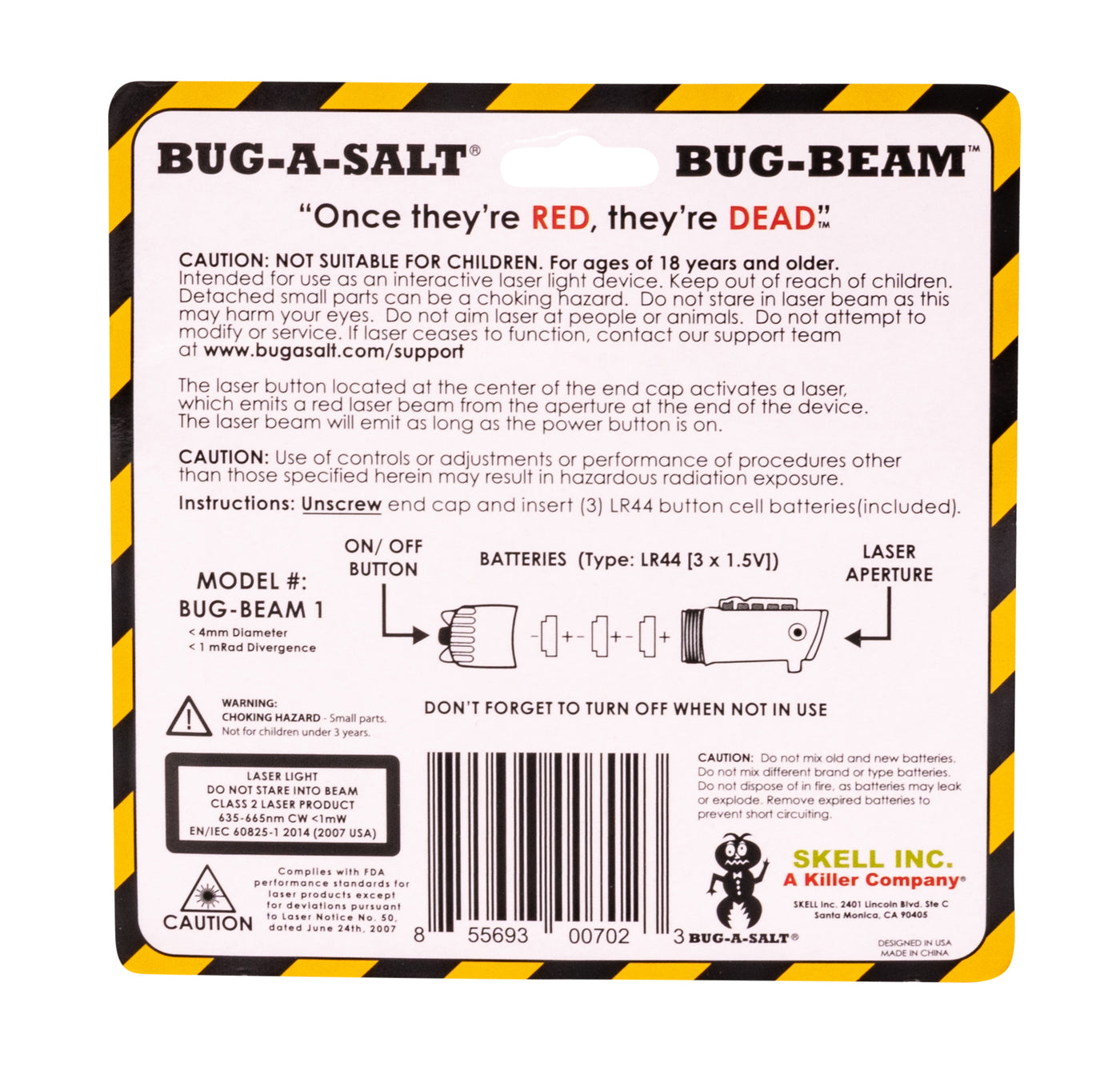 Bug-A-Salt Bug-Beam & 3.0 Yellow